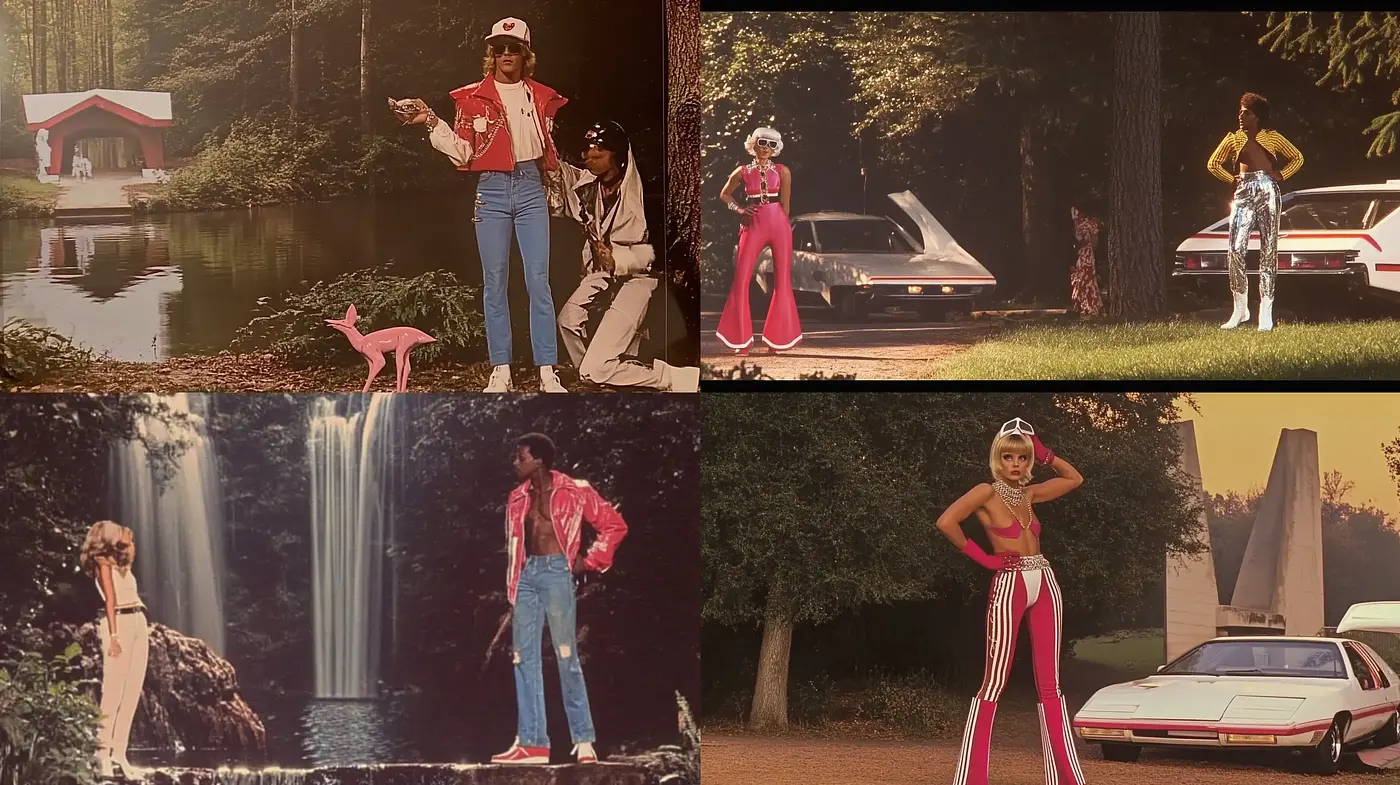 Retro Reverie: A Homage to Vintage Fashion and Vibrant Nostalgia - Midjourney sref style
