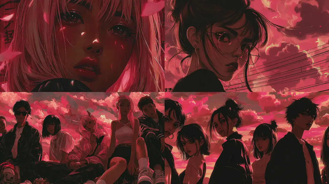 Expressive and Emotional Character Design with Vibrant Atmosphere - Midjourney sref style
