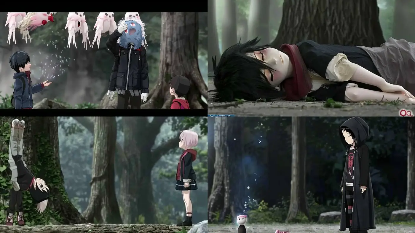Ethereal Anime-Inspired Digital Dreamscape Artistry - Midjourney sref style
