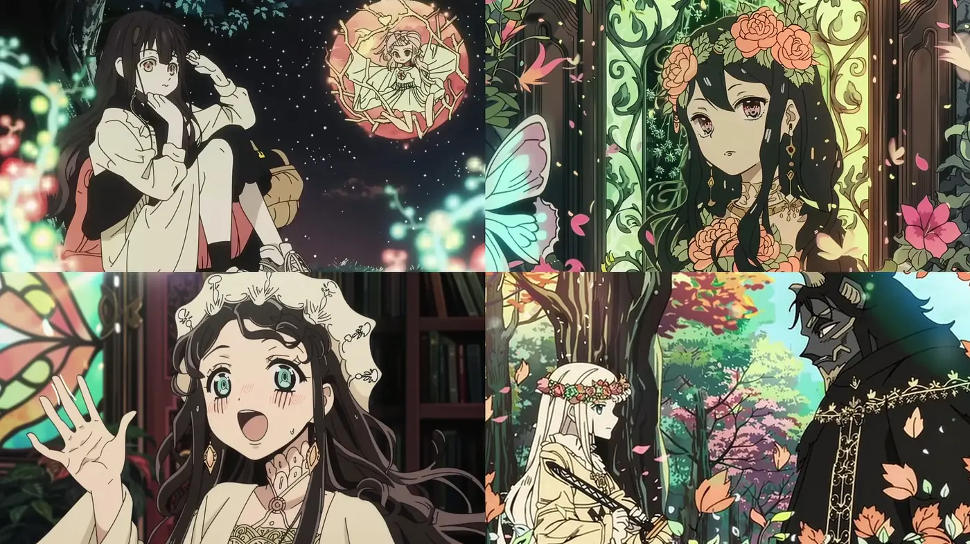 Enchanted Anime Spring: A Harmonious Fusion of Ephemeral Blossom Tones and Softly-Illuminated Characters - Midjourney sref style