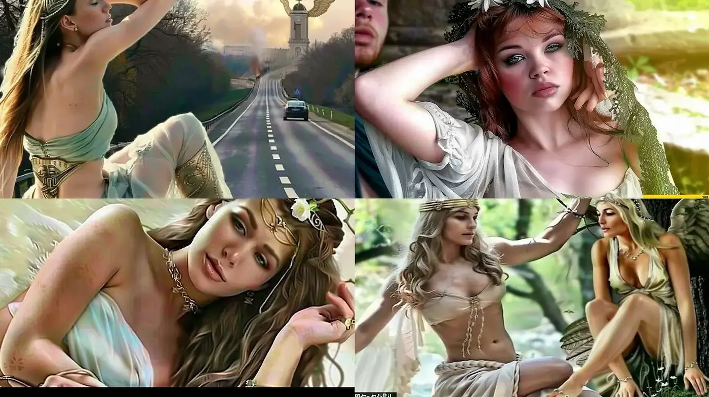 Ethereal and Dreamlike Aesthetic with Nature and Mythical Themes - Midjourney sref style