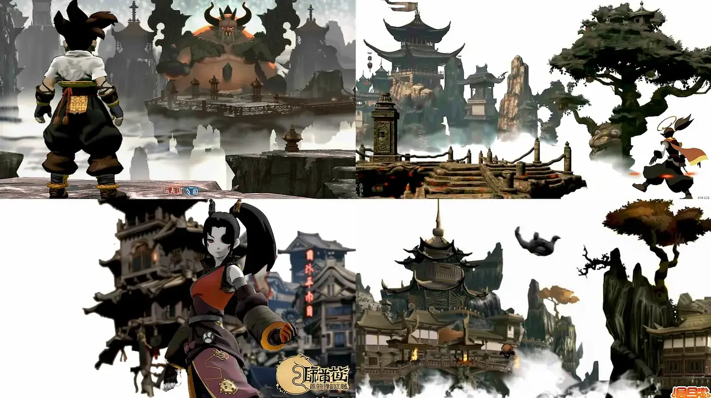 Epic and Mystical Landscapes with Dynamic Characters in a Traditional Aesthetic - Midjourney sref style
