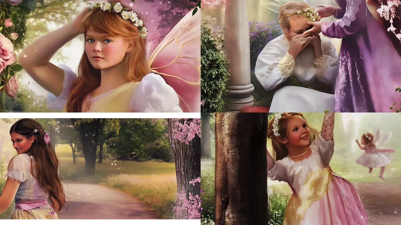 Enchanted Dreamscape: A Consistent Fusional Harmony of Pastel Fairytale Aesthetics - Midjourney sref style