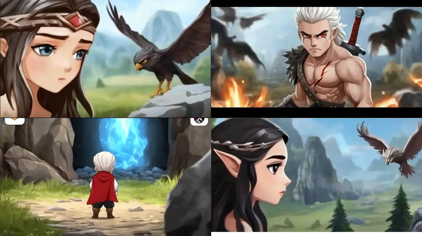 Epic Fantasy Tale: A Visual Journey Through Enchantment and Adventure - Midjourney sref style