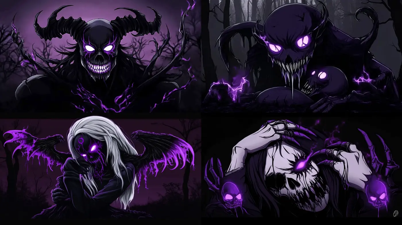 Gothic Darkness and Ethereal Horror - Midjourney sref style