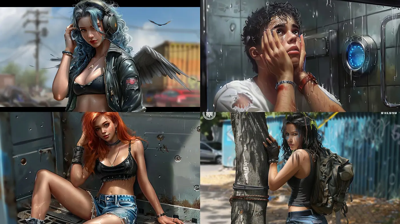 Consistently Evocative Realistic Illustrations with a Hint of Fantastical Elements - Midjourney sref style
