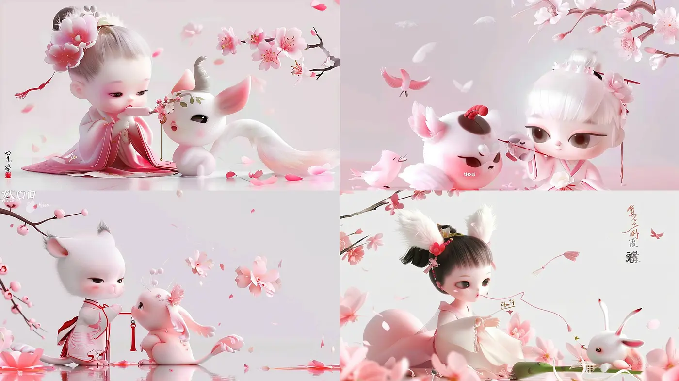Ethereal Pastel Dreamscape: A Consistent Study of Softness and Serenity - Midjourney sref style