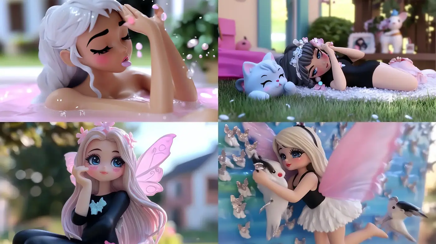 Ethereal Dreamlike Fantasy in Vivid Animation Style - Midjourney sref style