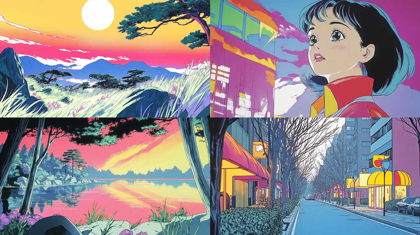 Twilight Serenity in Lush Animation - Midjourney sref style