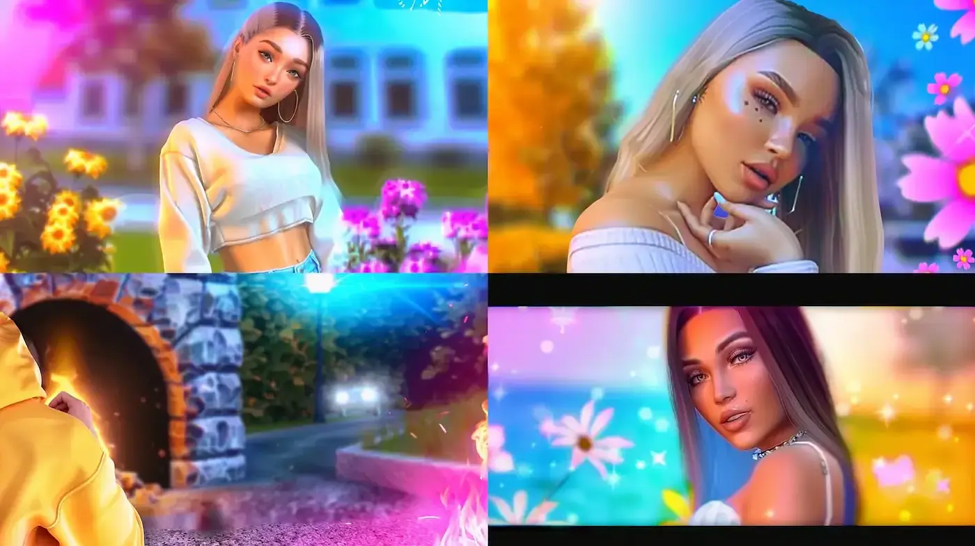 Contemporary Digital Aesthetic with a Vibrant and Luminous Quality - Midjourney sref style