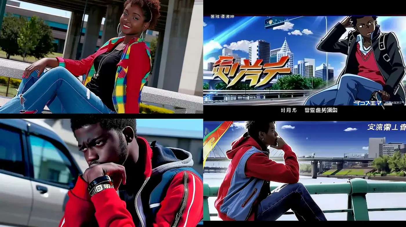 Vibrant Dynamic Urban Youth Culture with Comic Influences - Midjourney sref style