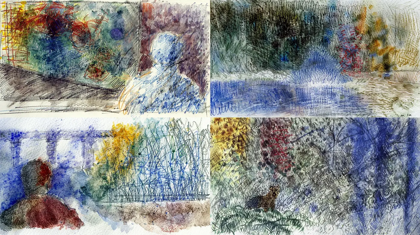 Ethereal Textured Dreamscape with Impressionistic Undertones - Midjourney sref style