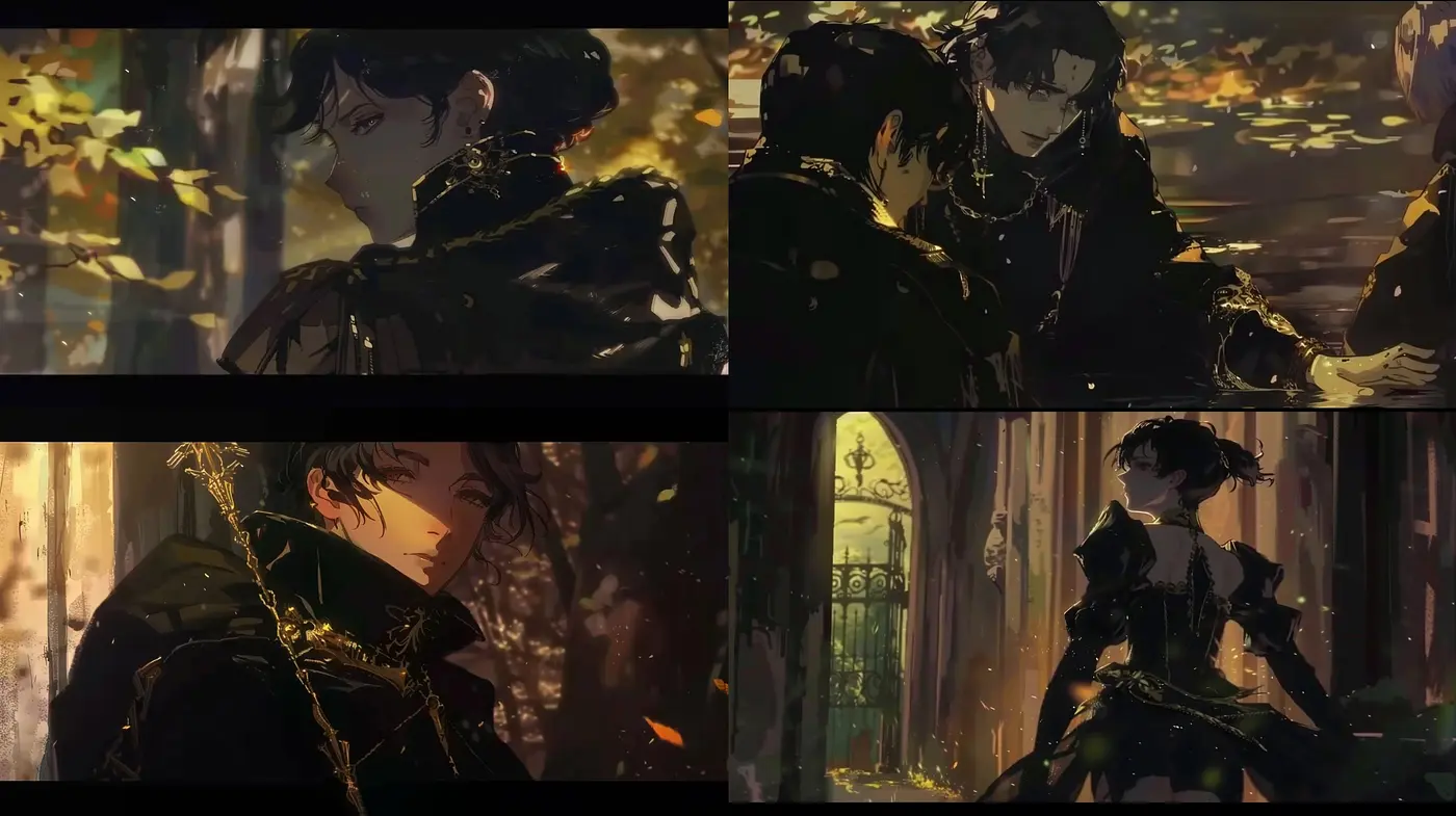Dusky Autumn Elegance: An Exploration of Transient Light and Somber Tones - Midjourney sref style