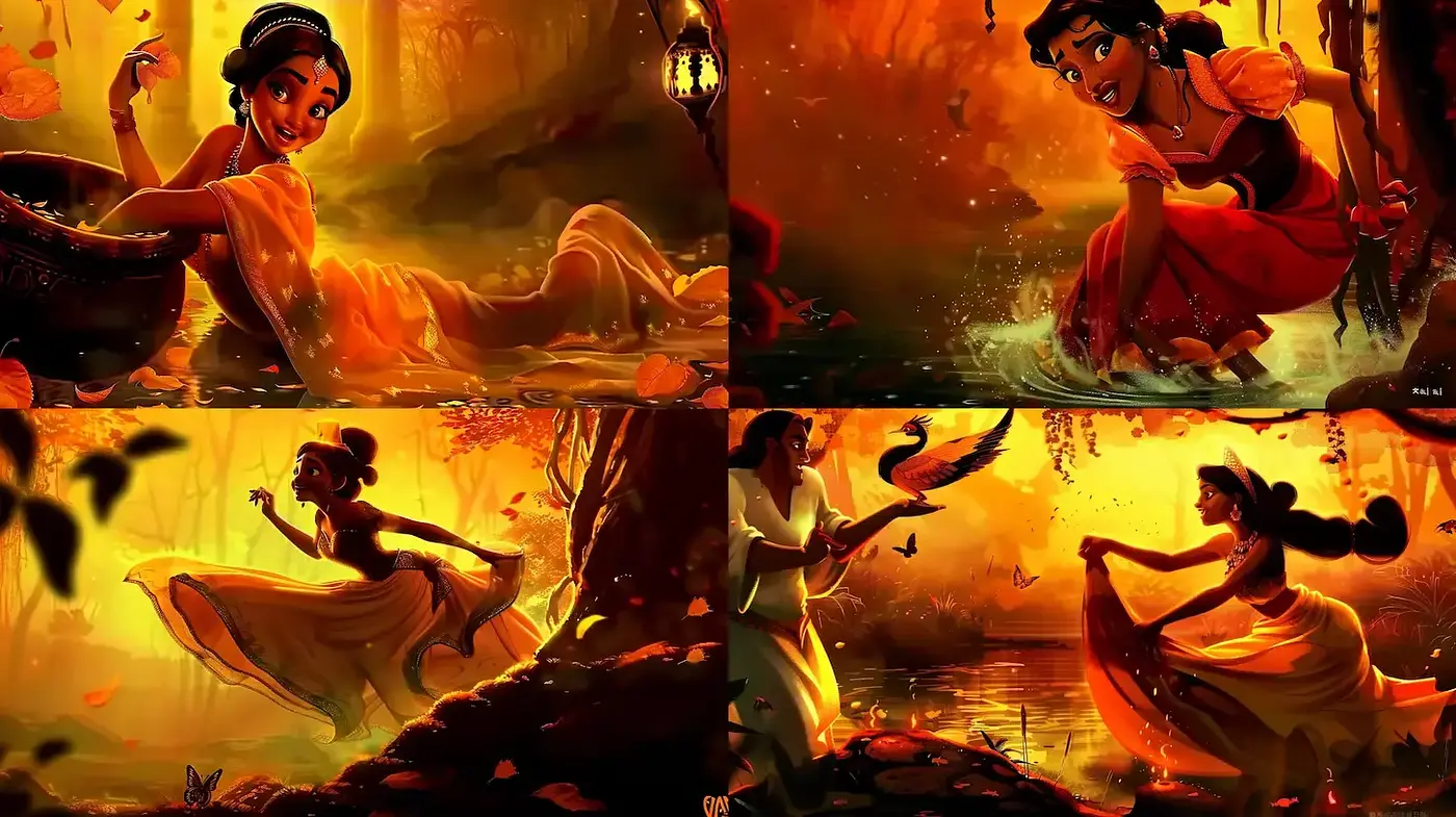 Whimsical and Enchanting Illustrations with a Lush, Warm Ambiance - Midjourney sref style