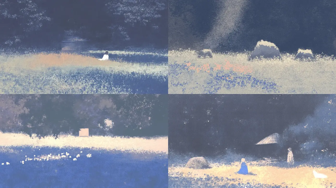 Ethereal Twilight Dreamscape: A Consistent Mélange of Impressionistic Reverie - Midjourney sref style