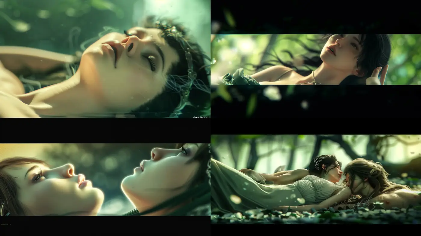 Dreamlike Luminance: A Study in Ethereal Hues and Rendered Reality - Midjourney sref style