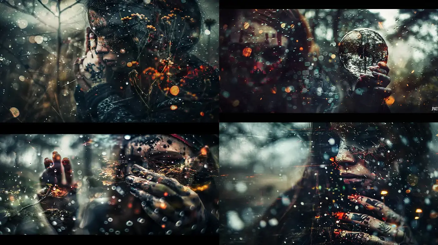 Intriguing and Mysterious Ethereal Realism with a Modern Touch - Midjourney sref style
