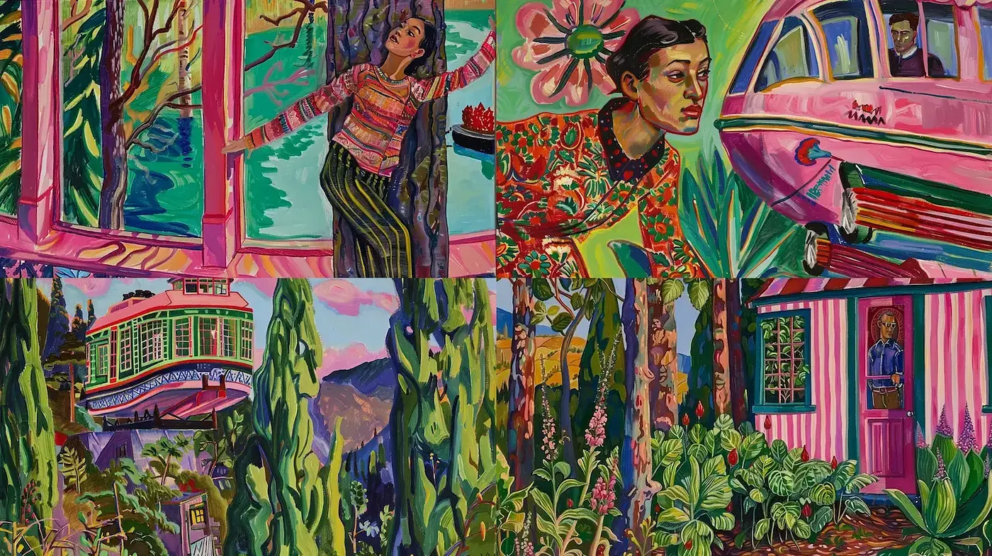Vibrant and Exuberant Expressionism with a Modern Twist - Midjourney sref style