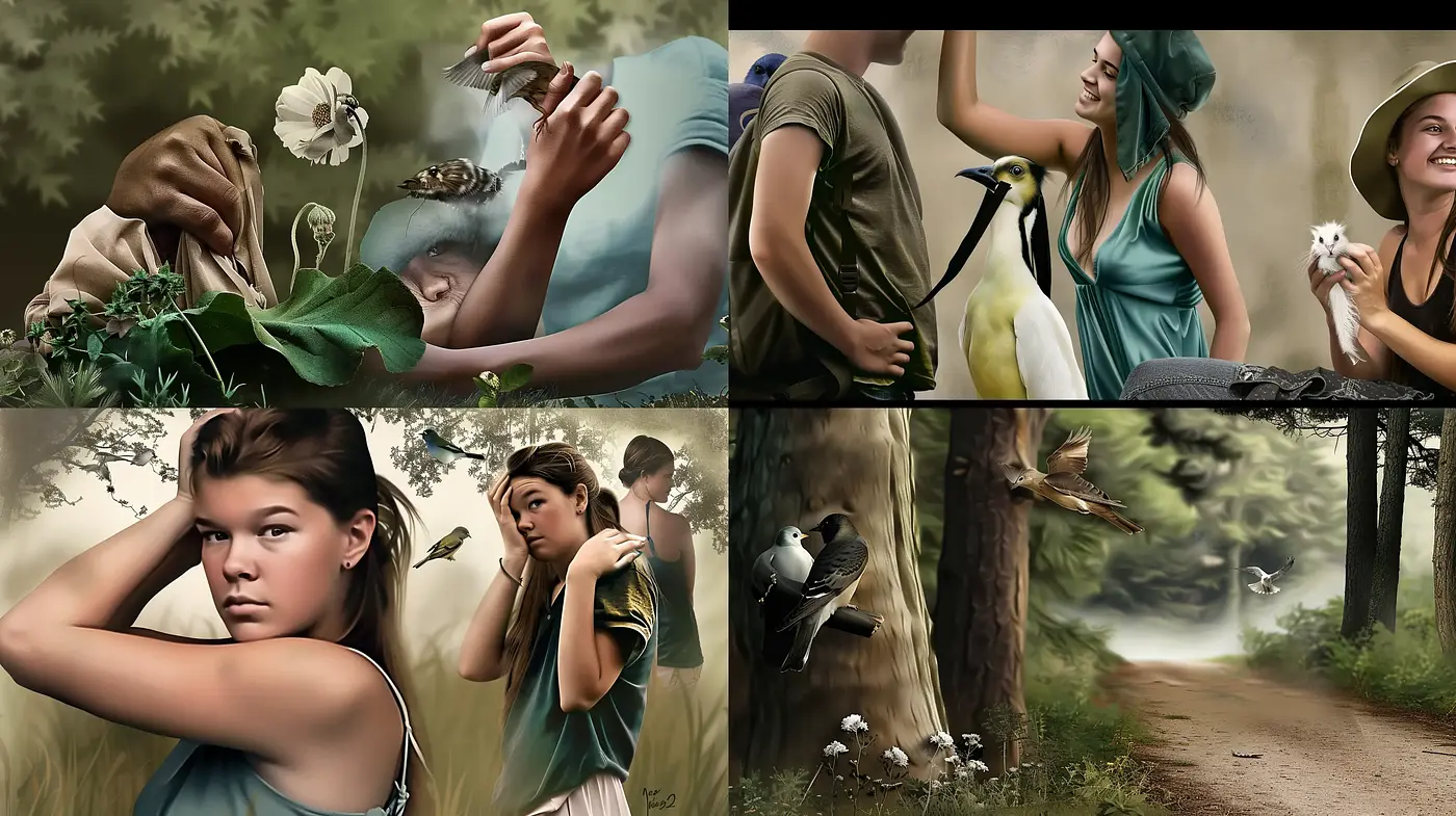 Earthy Tonal Harmony and Serene Nature-Inspired Imagery - Midjourney sref style