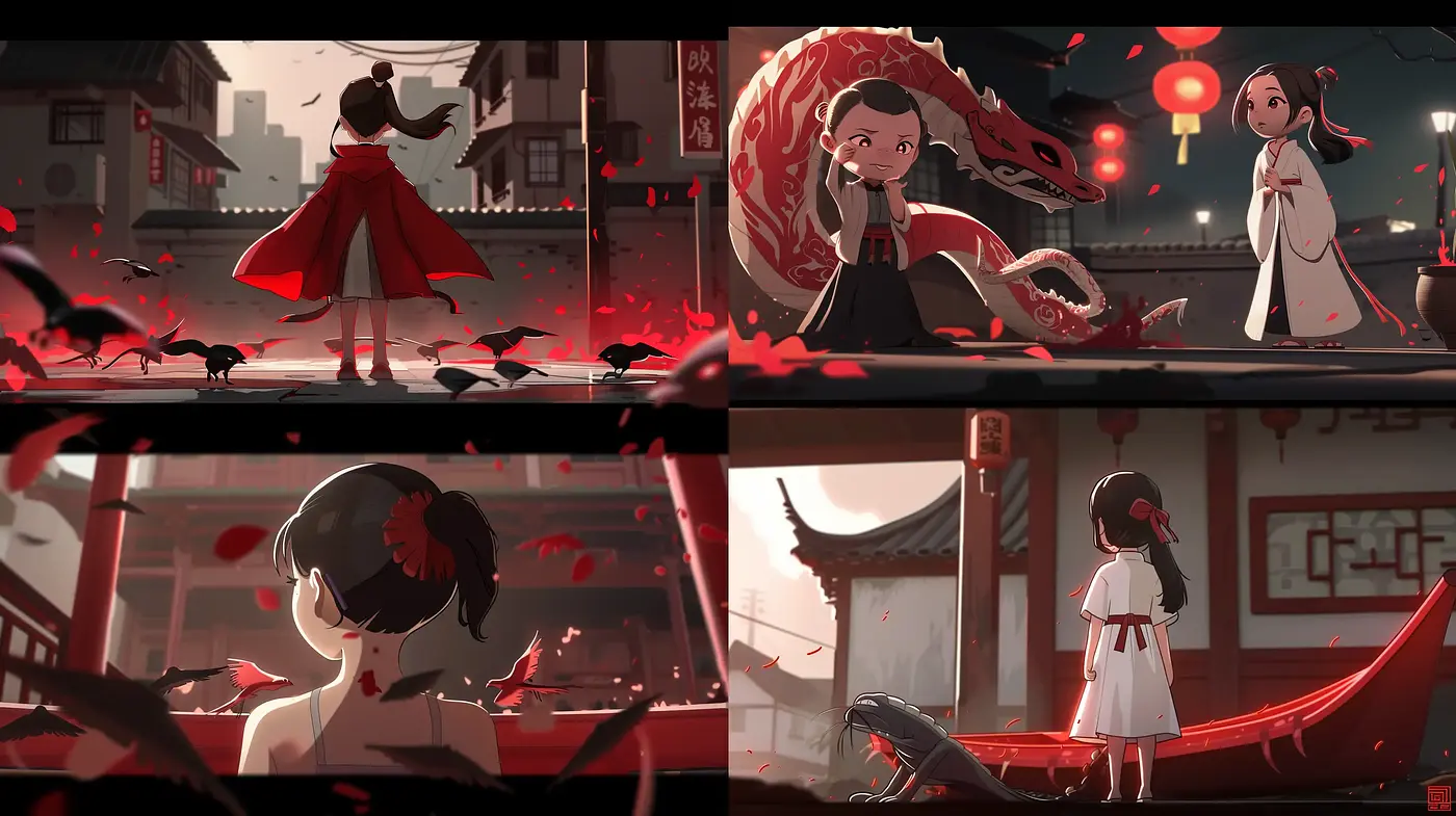 Ethereal East Asian-Inspired Illustrative Storytelling - Midjourney sref style