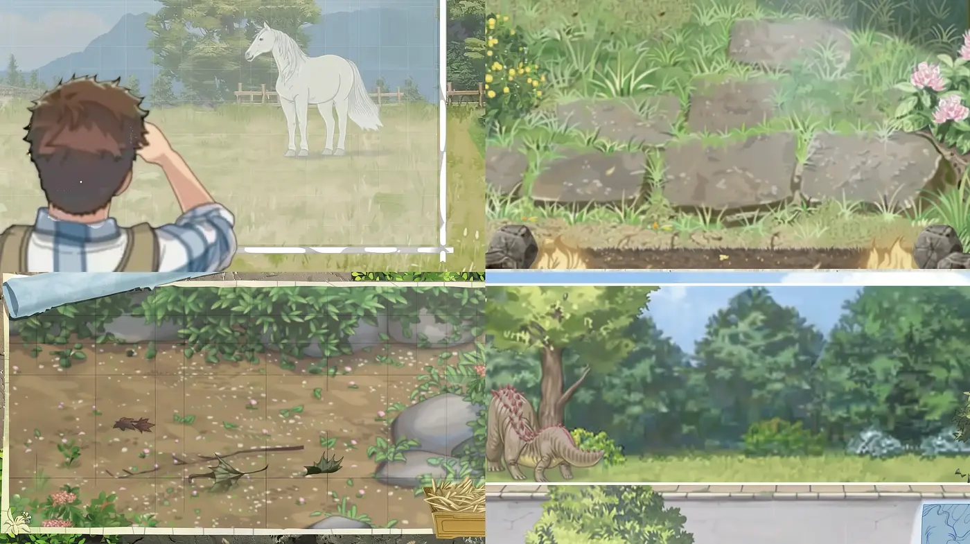 Serene Pastoral Scenes with Soft Natural Hues - Midjourney sref style