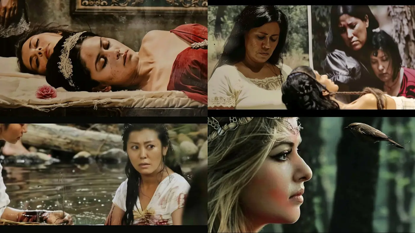 Nostalgic Cinematic Reverie: A Homage to Period Drama Aesthetics with Sepia Undertones - Midjourney sref style