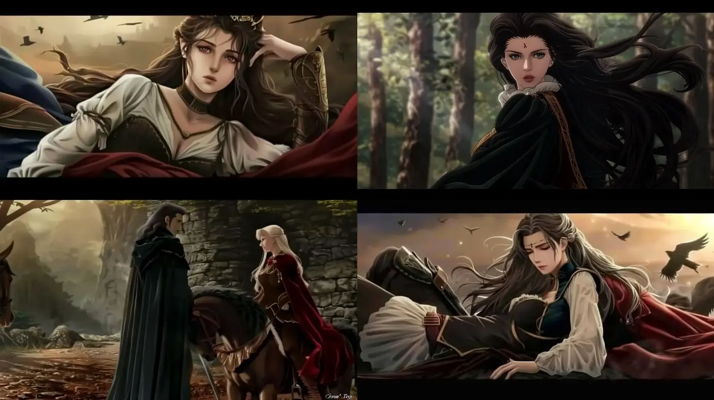 Ethereal Brushstrokes of Nostalgic Fantasy Art - Midjourney sref style