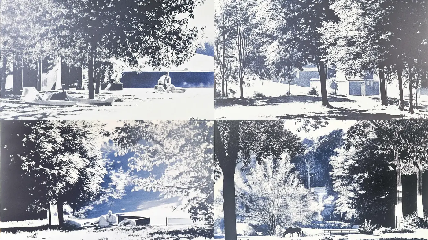 Serene Monochromatic Vignettes with an Ethereal Edge - Midjourney sref style
