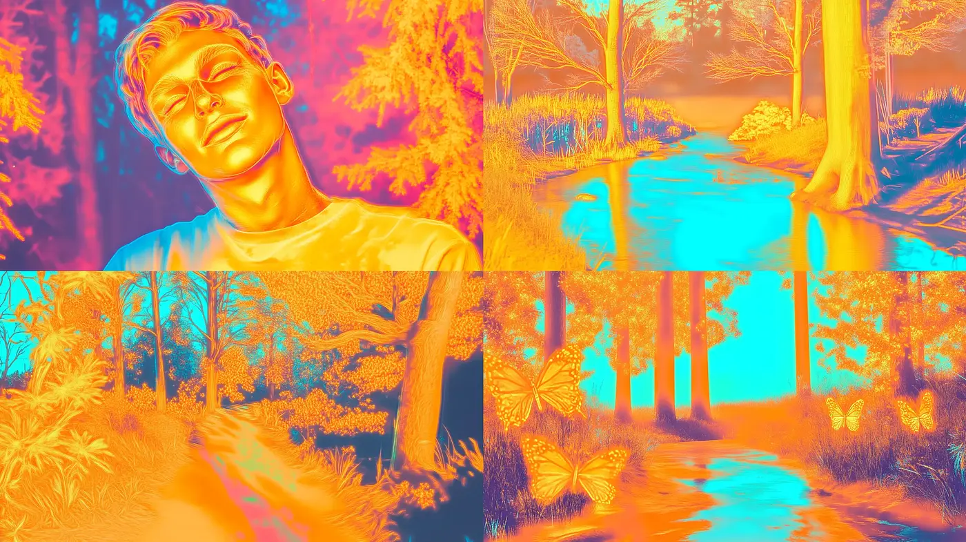 Luminous Dreamscape: A Vivid Journey through Surreal Environments - Midjourney sref style