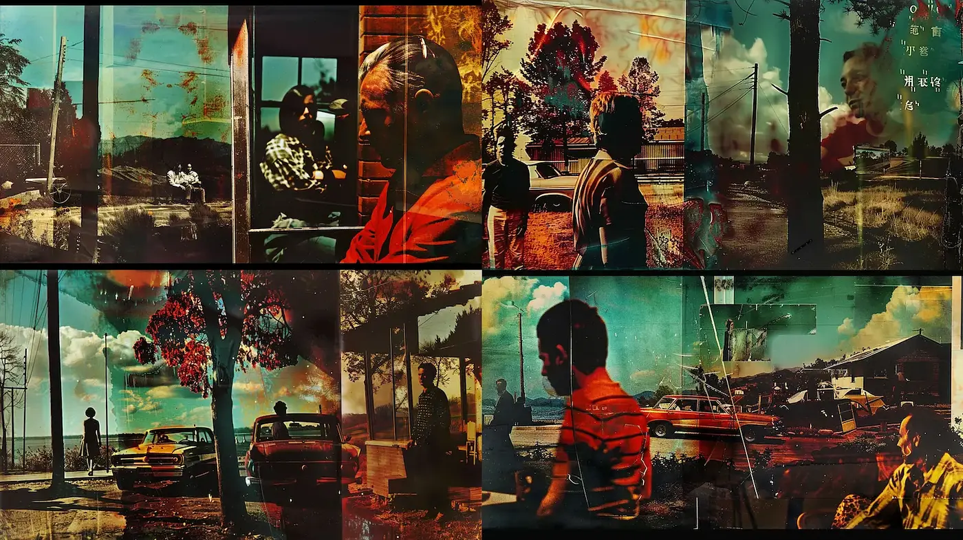 Cinematic Vintage Aesthetic with Textural Depth and Emotional Resonance - Midjourney sref style