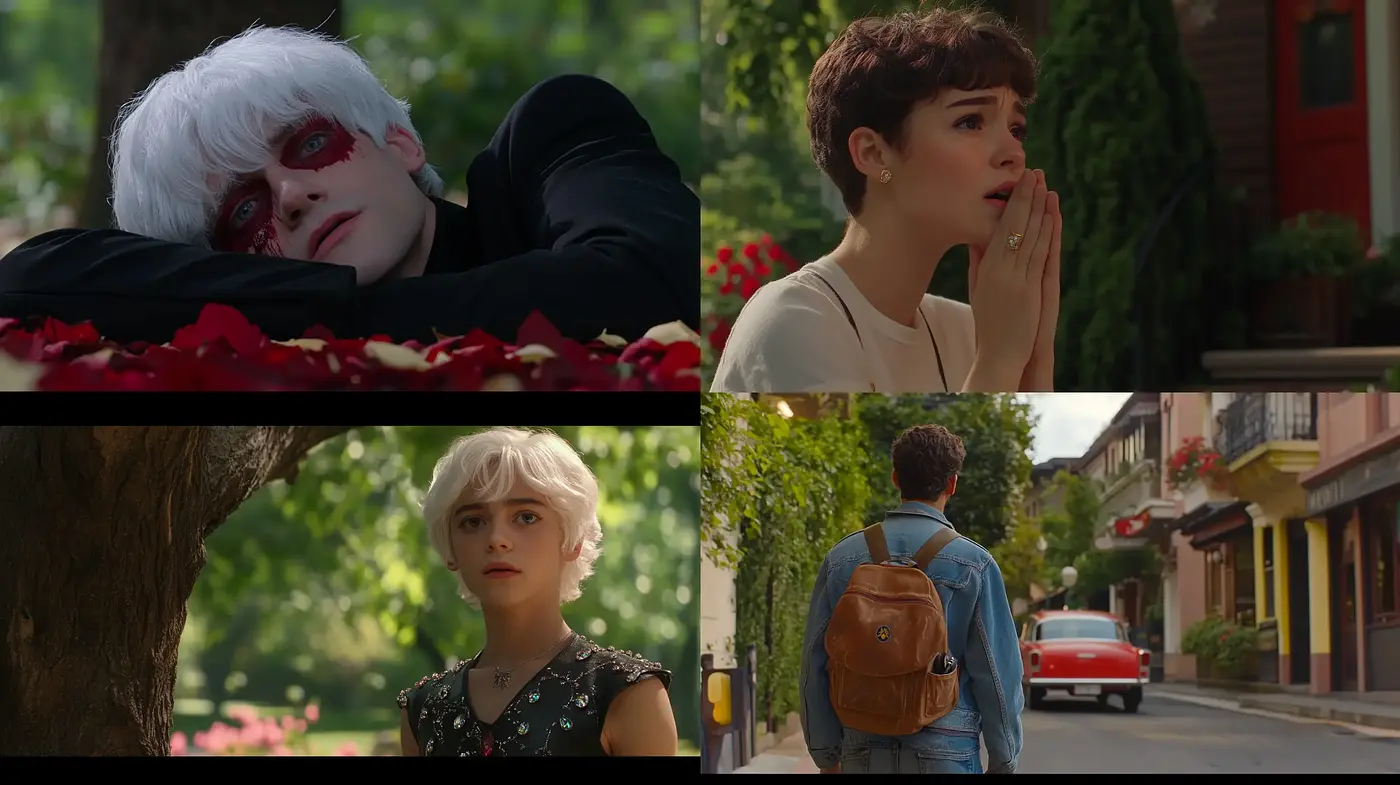 Cinematic Elegance with a Warm Pastel Palette - Midjourney sref style