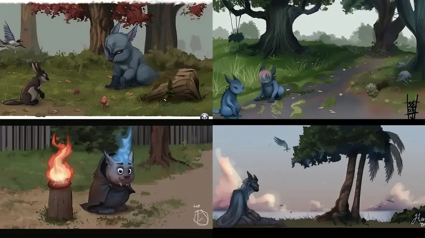Enigmatic Sylvan Whimsy: An Ode to Magical Realism and Soft Nature Hues - Midjourney sref style