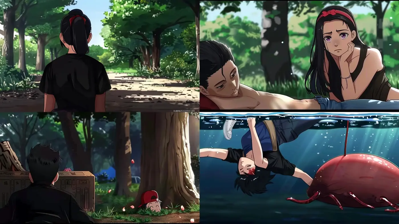 Lush and Expressive Anime-Inspired Digital Artistry - Midjourney sref style