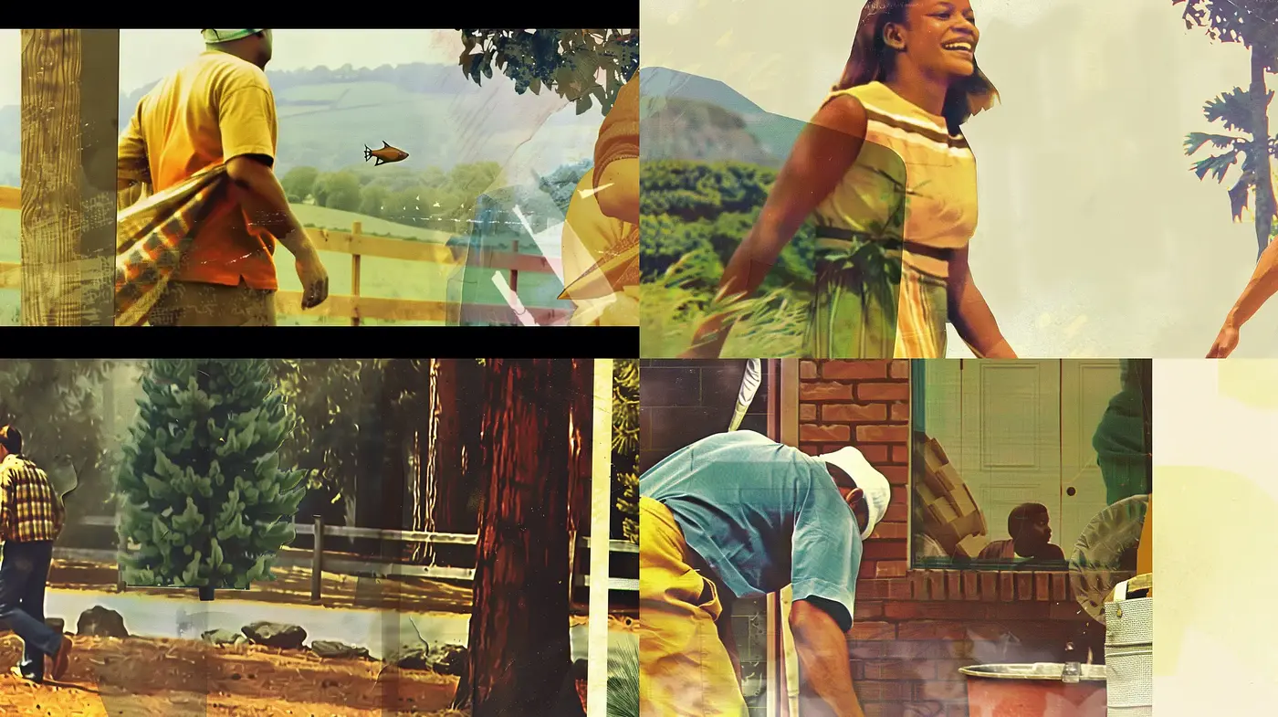 Warm Sepia-Toned Vignettes with a Rustic Nostalgic Essence - Midjourney sref style