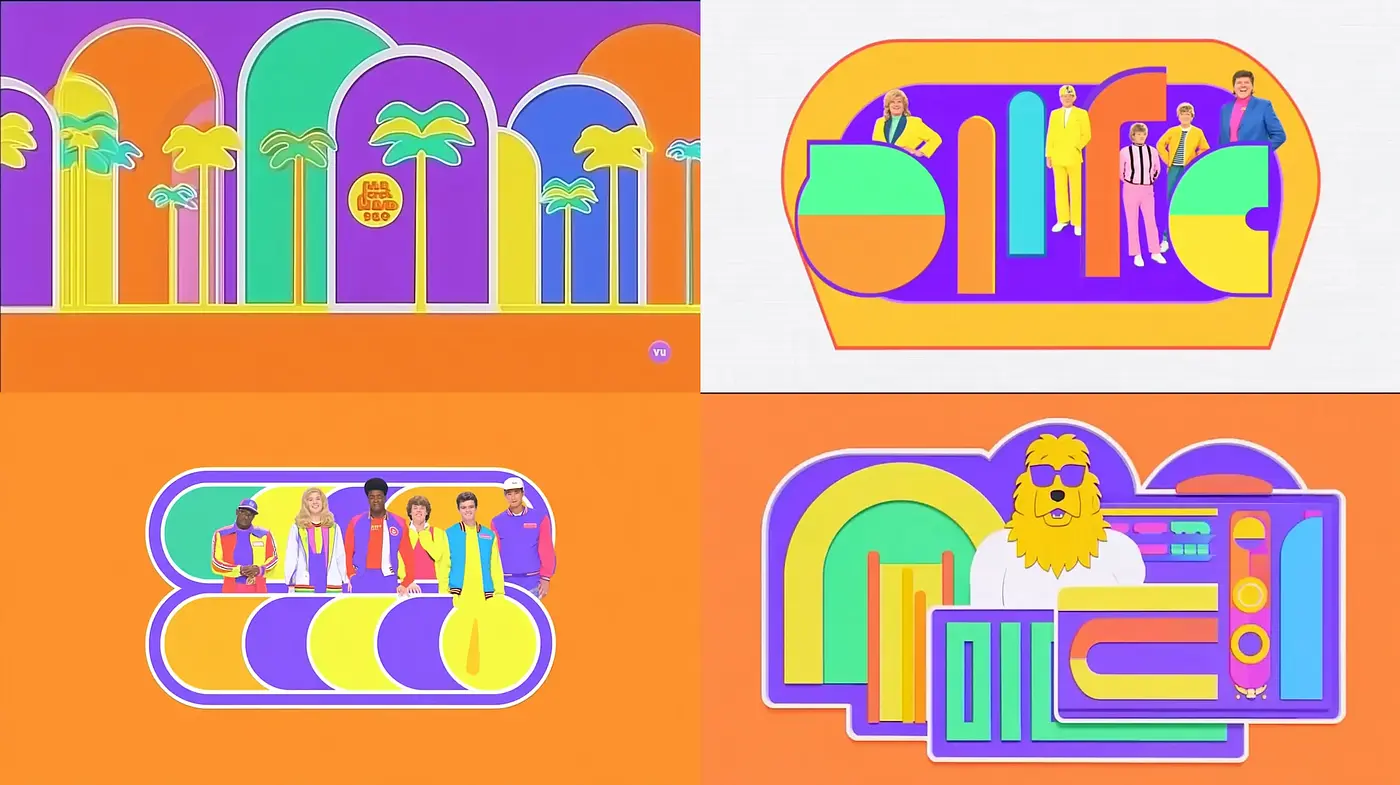 Vibrant Retro-inspired Pop Art Fusion - Midjourney sref style