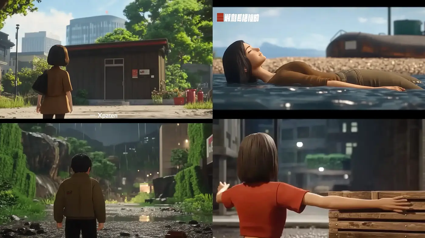 Sunlit Serenity in Hyper-Realistic Anime-Inspired Scenes - Midjourney sref style