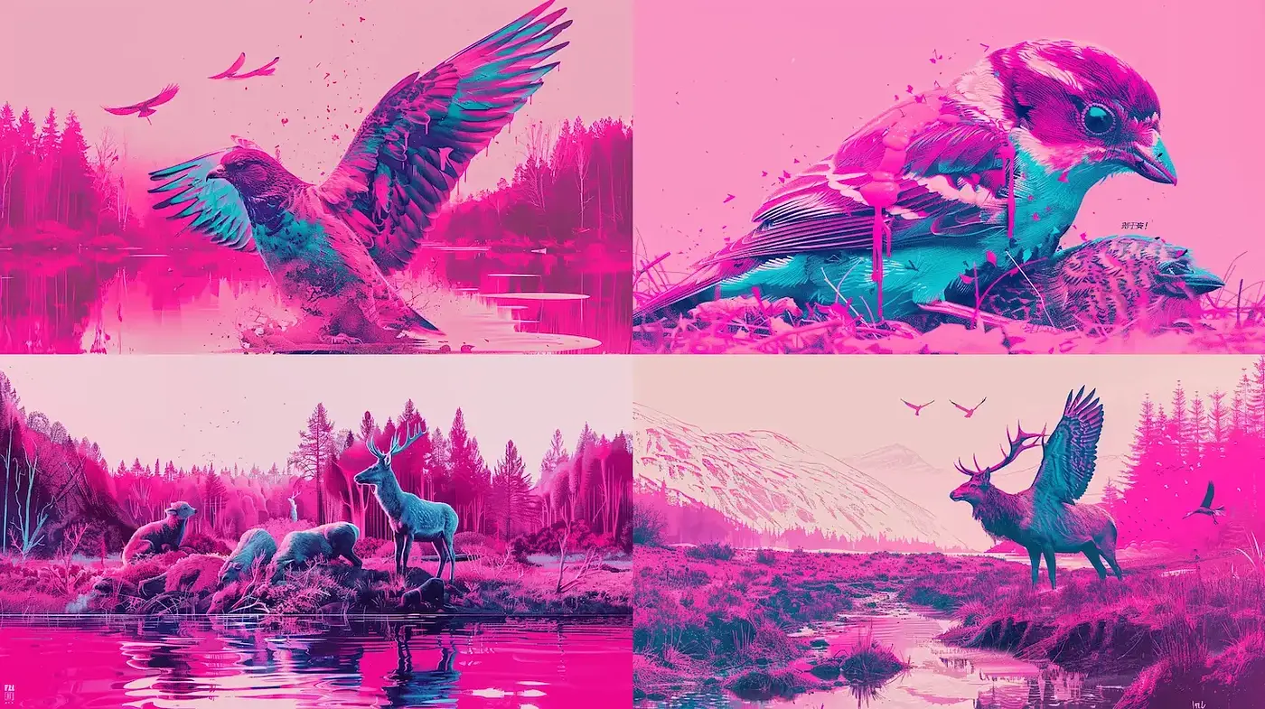 Synthetic Dreamscapes: An Exploration in Vibrant Surrealism - Midjourney sref style