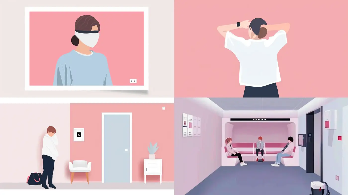 Serene Pastel Minimalism in Contemporary Illustration - Midjourney sref style