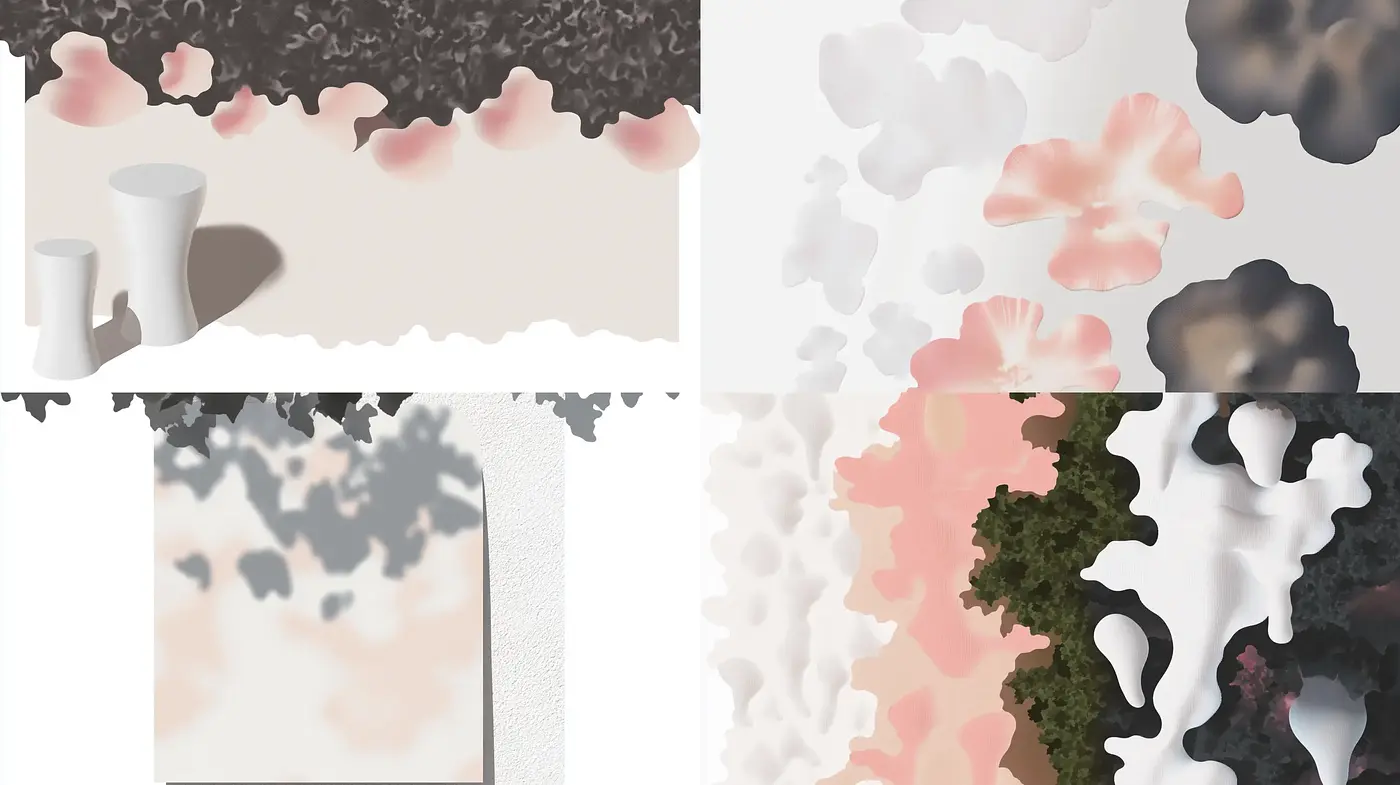 Soft Pastel Hues and Dreamy Floral Blends - Midjourney sref style