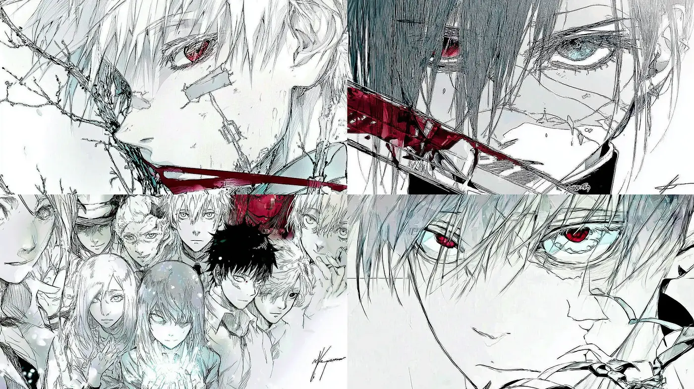 Dynamic and Emotionally Charged Illustrative Style with a Hint of Darkness - Midjourney sref style