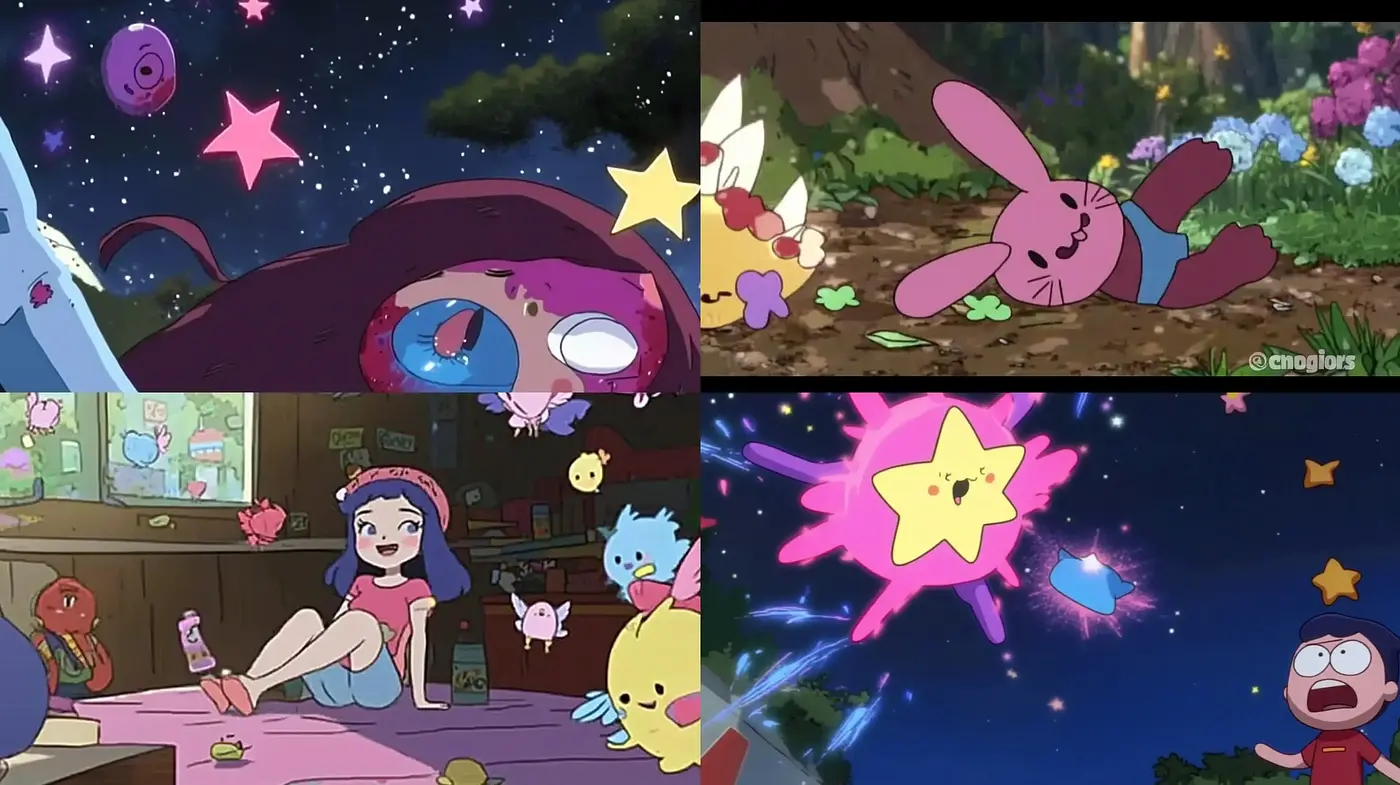 Whimsical Anime-Inspired Storybook Vistas - Midjourney sref style