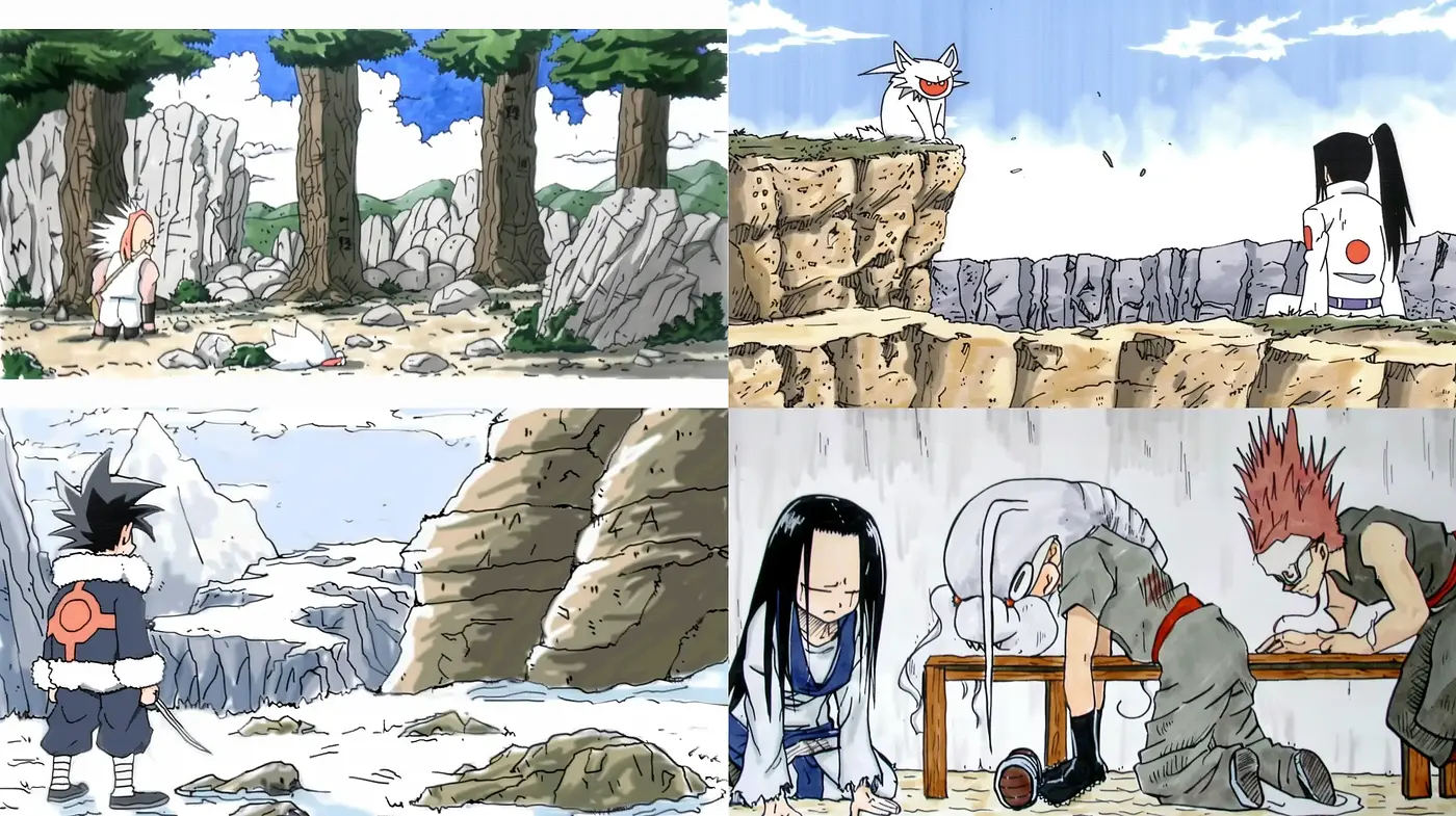 Energetic Manga Illustrations with a Vivid Earthy Touch - Midjourney sref style