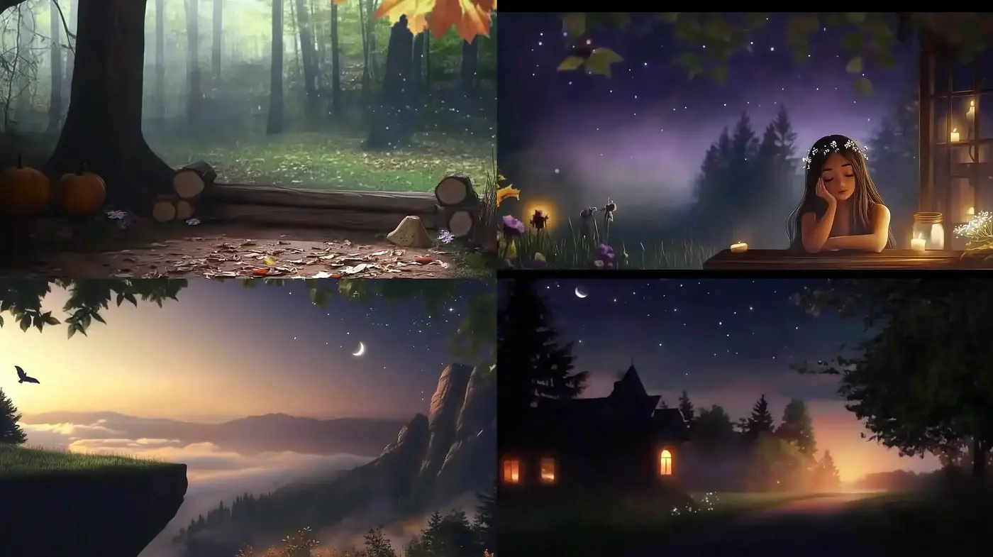 Twilight Serenity: A Muted Symphony of Dusk and Dawn - Midjourney sref style
