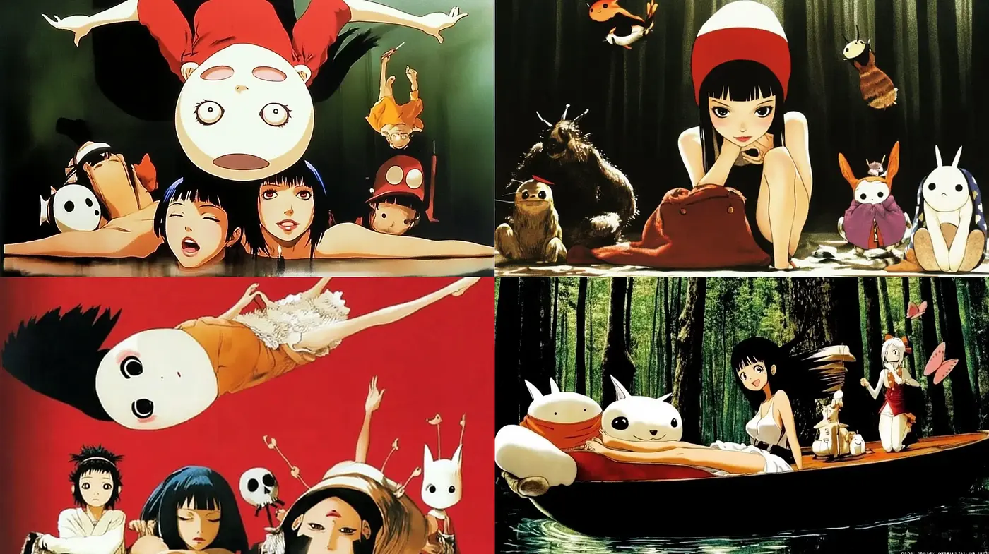 Whimsical Studio Ghibli Reverie: A Tribute in Color and Fantasy - Midjourney sref style