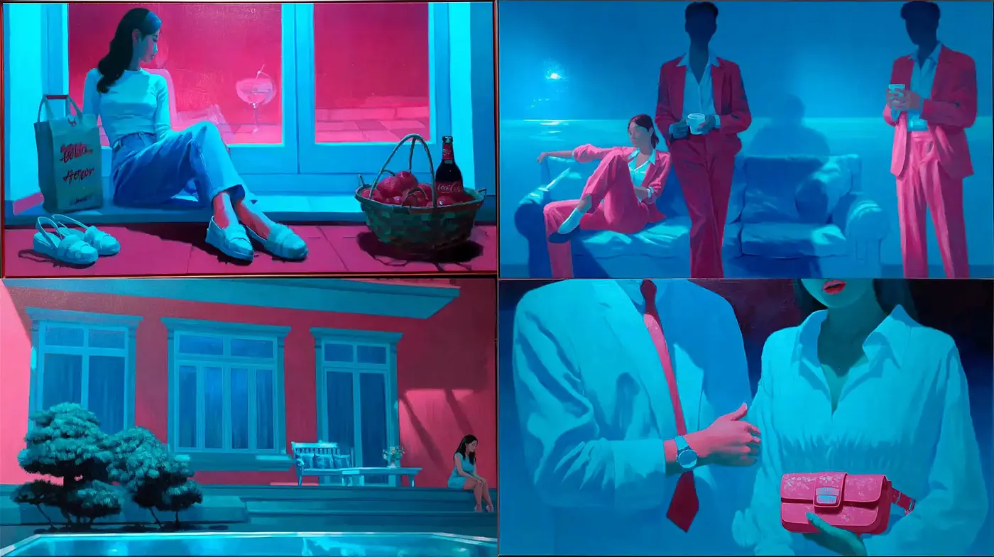 Bright and Bold Aesthetic with a Contemporary Vibe - Midjourney sref style