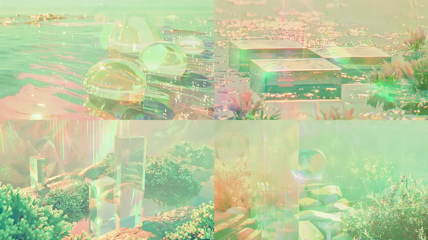 Ethereal and Dreamlike Digital Landscapes with Surreal Elements - Midjourney sref style