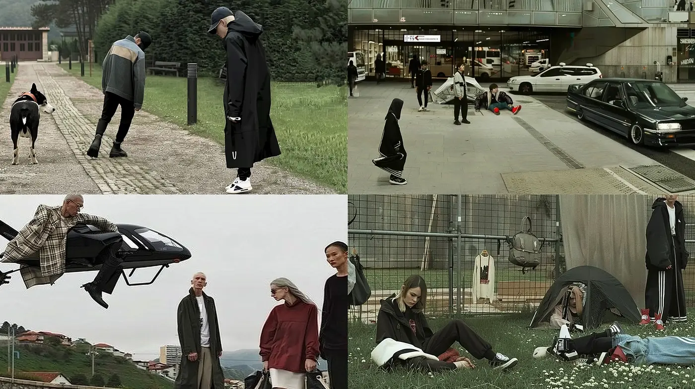 Subdued Elegance in an Urbanized Dystopia - Midjourney sref style