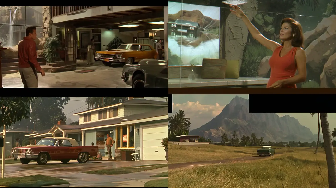 Suspended in Golden Hour - A Cinematic Pastoral Dream - Midjourney sref style
