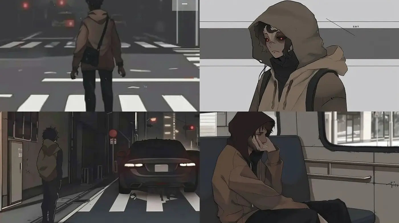 Urban moody aesthetic with a blend of contemporary influences - Midjourney sref style