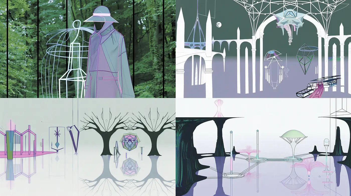 Etherial Dreamscape in Pastel Twilight - Midjourney sref style